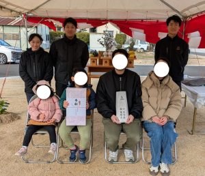 倉敷市にて地鎮祭を行いました