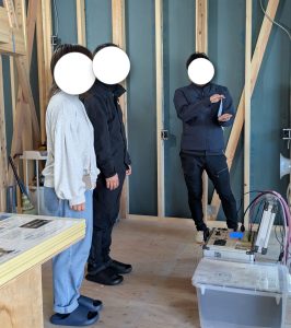 岡山市中区にて気密測定会を行いました