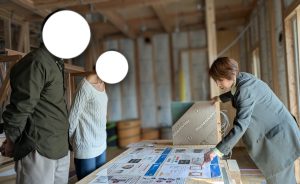 岡山市中区にて構造見学会を開催中