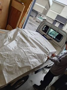 初めての備品搬入