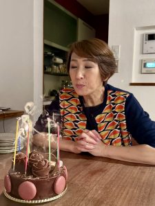 家族の笑顔と世界平和を祈る