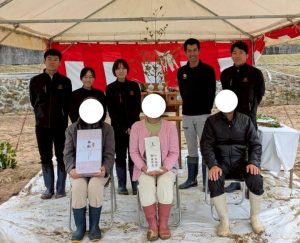 岡山市北区にて地鎮祭を行いました
